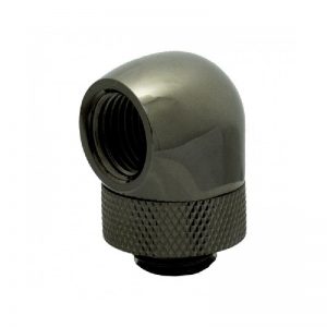 XSPC 90° G1/4 Dirsek Rotary - Black Chrome