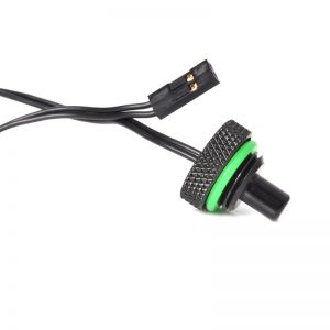 Bitspower G1/4" Matt Black Temperature Sensor Stop Rakoru