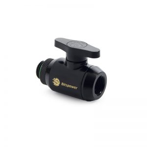Bitspower G1/4" Matt Black Mini Vana Rotary - Siyah