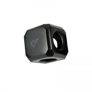 Nanoxia CoolForce CF1 Cube Threaded Adaptör Rakor - 5 x G1/4 Dişi - Siyah