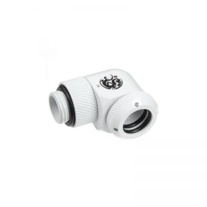 Bitspower G1/4 ″ 90° Multi-Link 12mm Sert Boru Rotary - Beyaz