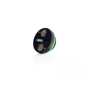 Bitspower G1/4" Matt Black Low-Profile V2 Stop Rakoru