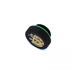 Bitspower G14 Diamond Stop Rakor - Mat Siyah