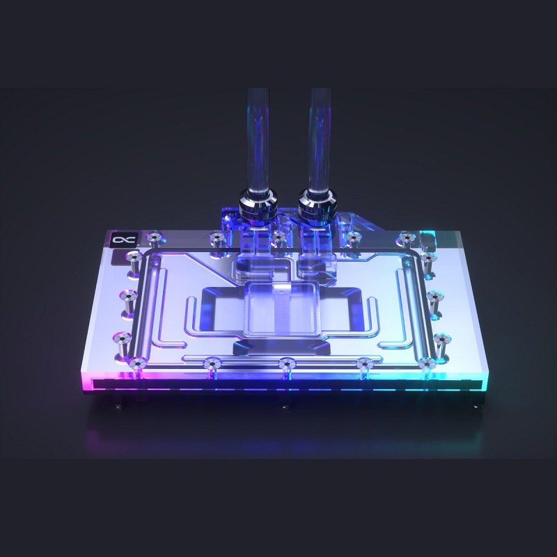 Alphacool Eisblock Aurora Acryl GPX-N RTX 4080 Reference ve Backplate