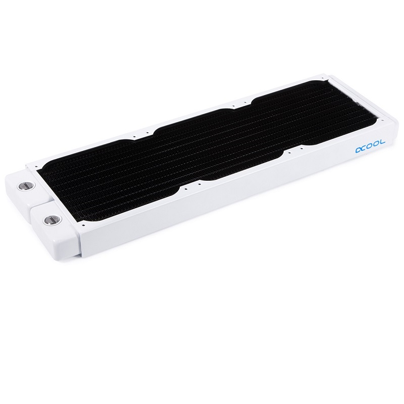 Alphacool NexXxoS ST30 Tam Bakır 360mm Radyatör V.2 - Beyaz Özel Üretim