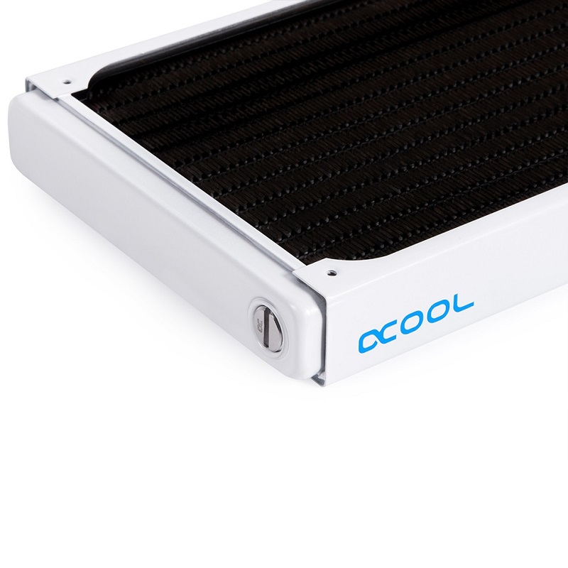 Alphacool NexXxoS ST30 Tam Bakır 360mm Radyatör V.2 - Beyaz Özel Üretim