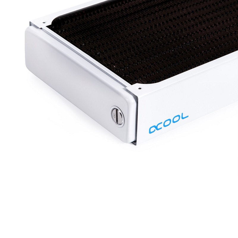 Alphacool NexXxoS XT45 Tam Bakır 360mm Radyatör V.2 - Beyaz Özel Üretim