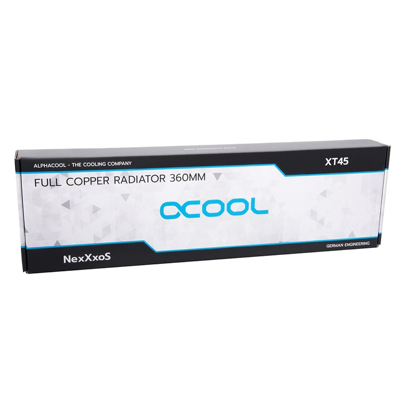 Alphacool NexXxoS XT45 Tam Bakır 360mm Radyatör V.2 - Beyaz Özel Üretim