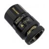 Koolance QD4 Female Quick Disconnect No-Spill Coupling, Compression for 13mm x 19mm (1/2in x 3/4in) - Black