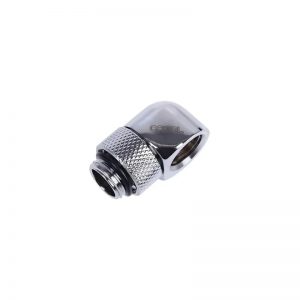 Alphacool HF L-Connector G1/4" Male to Female Extender Rotary - Chrome