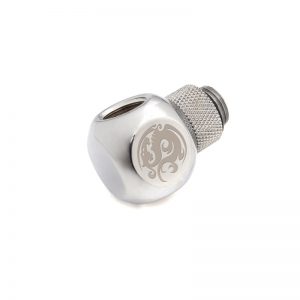Bitspower G1/4" Silver Shining T-Rotary IG1/4"X2 Extender