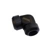 Alphacool Eiszapfen 13mm HardTube Sert Borular İçin 90° Dirsek - Deep Black