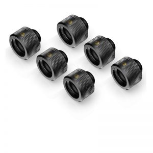 RAIJINTEK PELIAS 14mm Sert Boru Rakoru - Siyah (6'lı Paket)