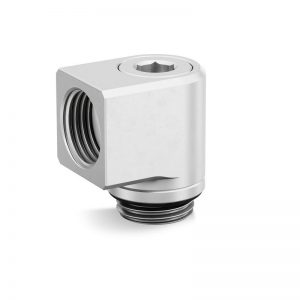 EK-Quantum Torque Micro Rotary 90° - Satin Titanium