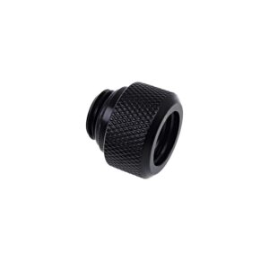 Alphacool Eiszapfen 13mm HardTube screw-on nozzle G1/4 - Deep Black