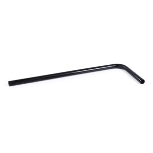 Alphacool HardTube 13mm OD 90° Brass 10/30cm - Deep Black