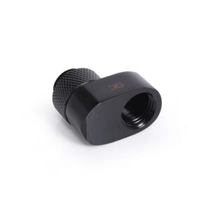 Alphacool Eiszapfen 16mm Offset Piece Rotatable G1/4 AG to G1/4 IG - Black