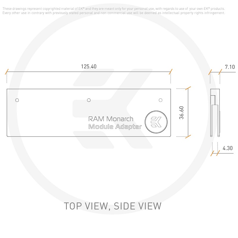 EK-RAM Monarch Module - Nickel (2pcs)