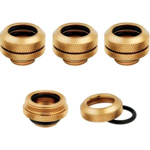 Corsair Hydro X Serisi XF Hardline Rakoru 14mm (Dörtlü Paket) - Gold