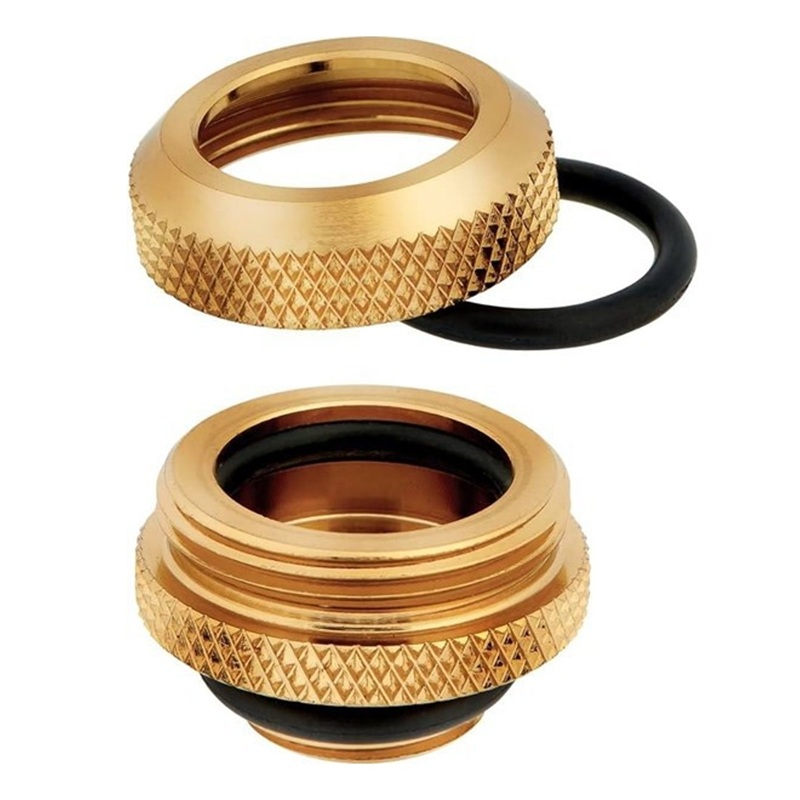 Corsair Hydro X Serisi XF Hardline Rakoru 14mm (Dörtlü Paket) - Gold