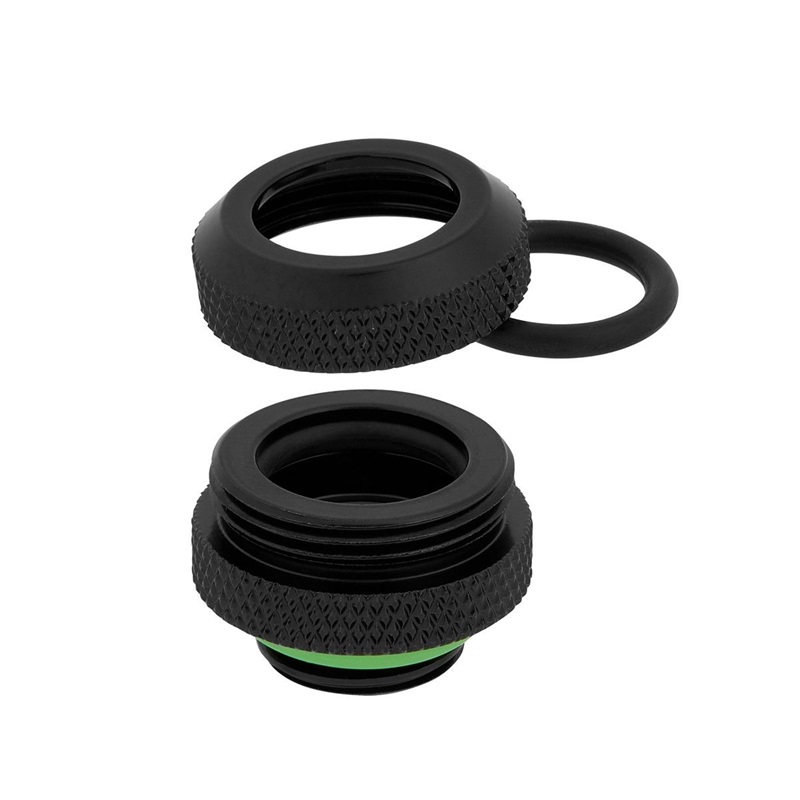 Corsair Hydro X Serisi XF Hardline Rakoru 12mm (Dörtlü Paket) - Siyah