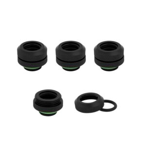 Corsair Hydro X Serisi XF Hardline Rakoru 12mm (Dörtlü Paket) - Siyah