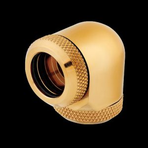 Corsair Hydro X Serisi XF Hardline 90° 14mm OD Fitting Twin Pack - Gold