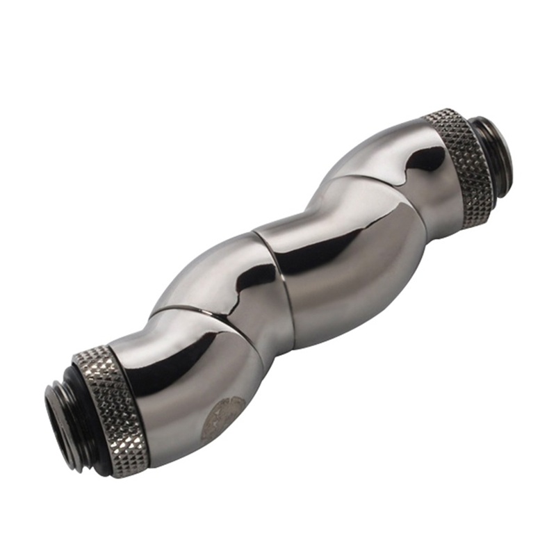 Bitspower Black Sparkle Five Rotary Snake-Style Dual G1/4" Adapter
