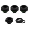 Corsair Hydro X Serisi XF Hardline Rakoru 14mm (Dörtlü Paket) – Black