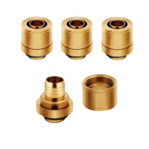 Corsair Hydro X Serisi XF 10/13mm Hortum Rakoru (Dörtlü Paket) - Gold