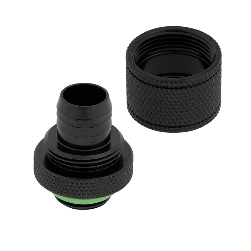 Corsair Hydro X Serisi XF 10/13mm Hortum Rakoru (Dörtlü Paket) - Siyah